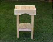 Creekvine Designs 14" Treated Pine Square End Table-Rustic Furniture Marketplace