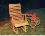 Creekvine Designs 2' Cedar Twin Ponds Rocking Glider-Rustic Furniture Marketplace