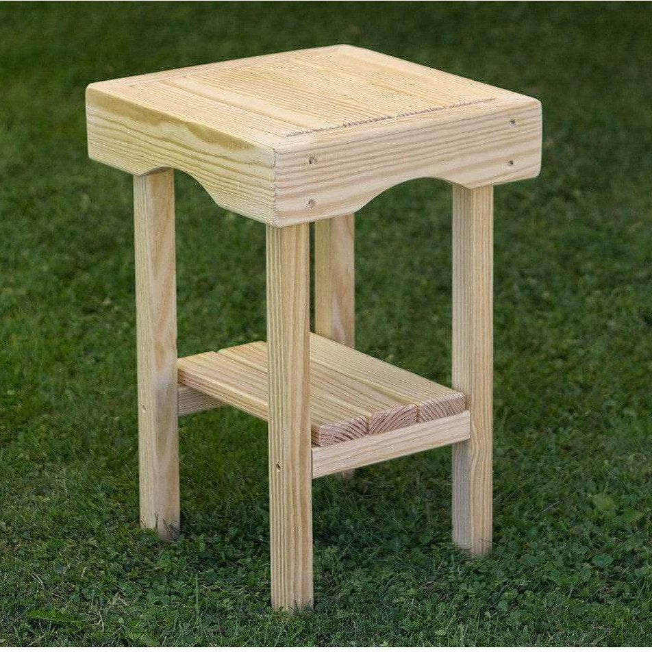 Creekvine Designs 20" Treated Pine Square End Table-Rustic Furniture Marketplace