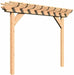 Creekvine Designs 3' Red Cedar Monterrey Pergola-Rustic Furniture Marketplace