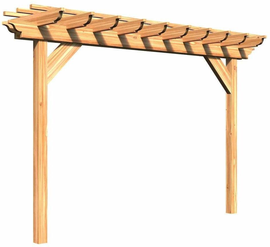 Creekvine Designs 3' Treated Pine Monterrey Pergola-Rustic Furniture Marketplace