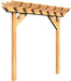 Creekvine Designs 3' Treated Pine Monterrey Pergola-Rustic Furniture Marketplace