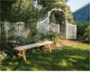 Creekvine Designs 30" Treated Pine Traditional Garden Bench-Rustic Furniture Marketplace