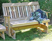 Creekvine Designs 4' Cedar Countryside Rocking Glider-Rustic Furniture Marketplace