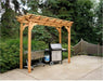 Creekvine Designs 4 feet Red Cedar Courtyard Pergola-Rustic Furniture Marketplace