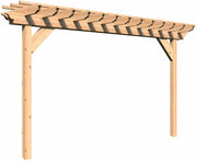 Creekvine Designs 4' Red Cedar Monterrey Pergola-Rustic Furniture Marketplace