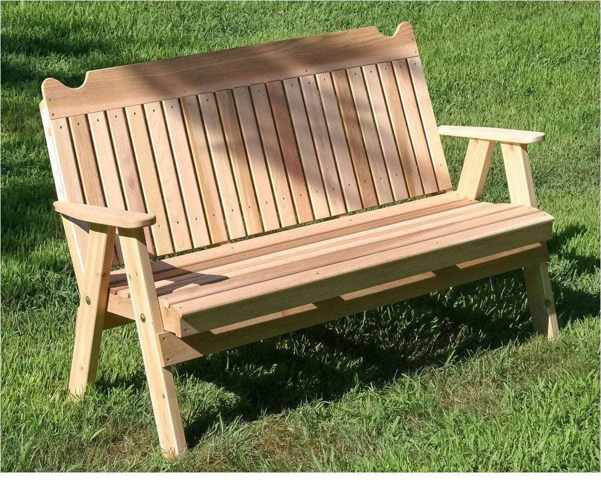 Rustic Wood & Log Outdoor Benches - Rustic Furniture Marketplace