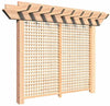 Creekvine Designs 4' Rough Cut Cedar Monterrey Pergola with Lattice-Rustic Furniture Marketplace
