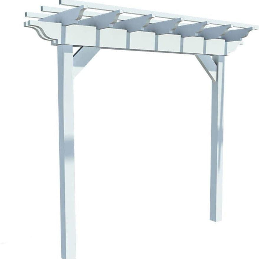 Creekvine Designs 4' Vinyl Monterrey Pergola-Rustic Furniture Marketplace