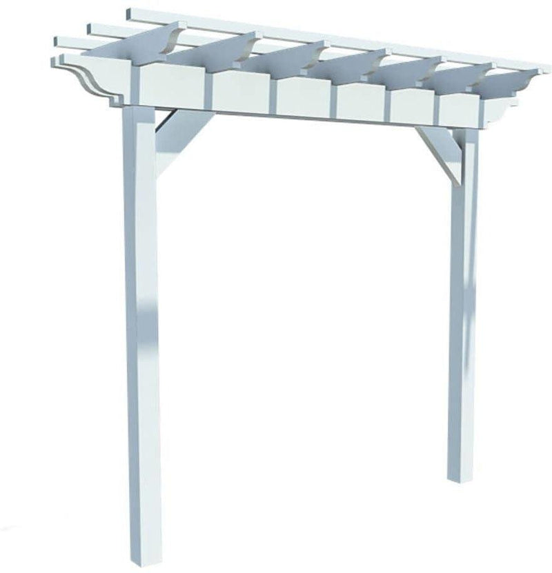 Creekvine Designs 4' Vinyl Monterrey Pergola-Rustic Furniture Marketplace