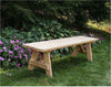 Creekvine Designs 40" Treated Pine Traditional Garden Bench-Rustic Furniture Marketplace