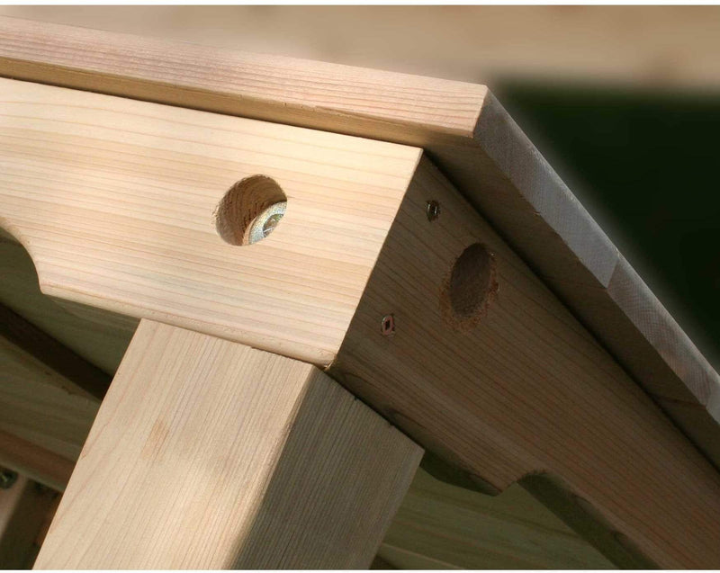 Creekvine Designs 47" Cedar Get-Together Dining Set-Rustic Furniture Marketplace