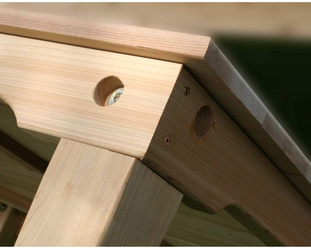 Creekvine Designs 47" Cedar Get-Together Dining Set-Rustic Furniture Marketplace