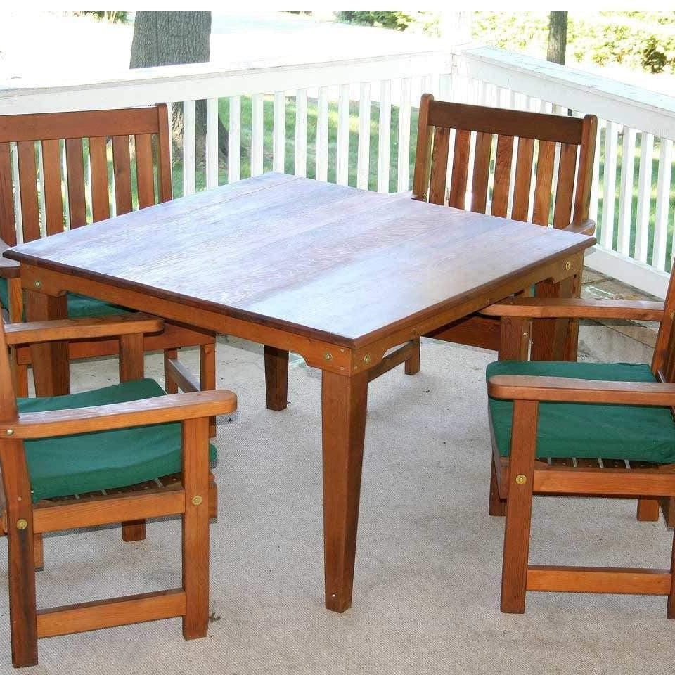 Creekvine Designs 47" Cedar Get-Together Dining Set-Rustic Furniture Marketplace
