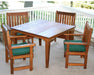 Creekvine Designs 47" Cedar Get-Together Dining Set-Rustic Furniture Marketplace