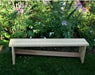 Creekvine Designs 5' Cedar 1800 Traditional Bench with Slant Brace-Rustic Furniture Marketplace