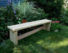 Creekvine Designs 5' Cedar 1800 Traditional Bench with Slant Brace-Rustic Furniture Marketplace