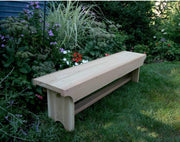 Creekvine Designs 5' Cedar 1805 Traditional Heavy Duty Bench-Rustic Furniture Marketplace