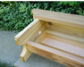 Creekvine Designs 5' Cedar 1805 Traditional Heavy Duty Bench-Rustic Furniture Marketplace