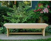 Creekvine Designs 5' Cedar 1805 Traditional Heavy Duty Bench-Rustic Furniture Marketplace