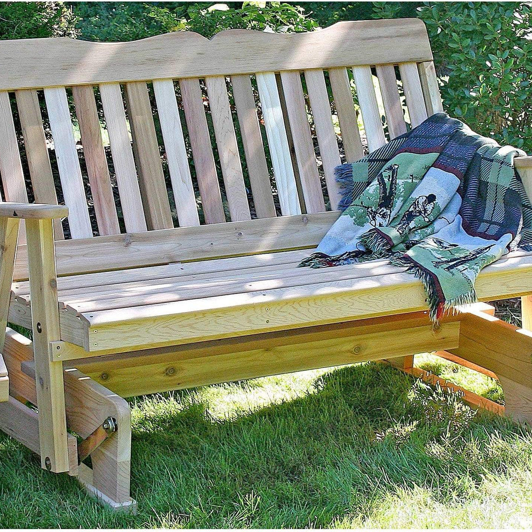 Creekvine Designs 5' Cedar Countryside Rocking Glider-Rustic Furniture Marketplace