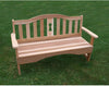Creekvine Designs 5' Cedar Keyway Garden Bench-Rustic Furniture Marketplace