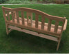 Creekvine Designs 5' Cedar Keyway Garden Bench-Rustic Furniture Marketplace