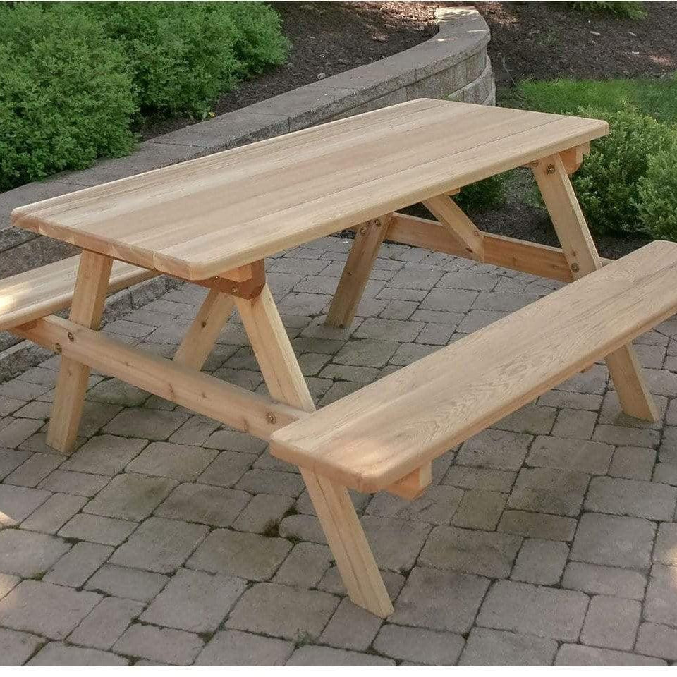 Creekvine Designs Cedar Picnic Table-Rustic Furniture Marketplace