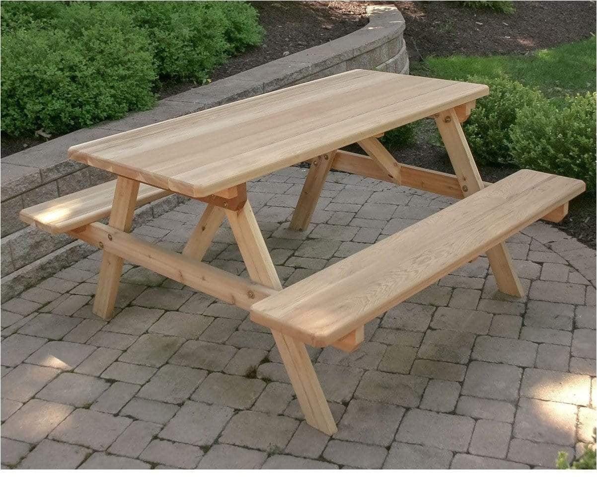 Creekvine Designs Cedar Picnic Table-Rustic Furniture Marketplace