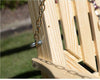 Creekvine Designs 53” Treated Pine Fanback Porch Swing-Rustic Furniture Marketplace