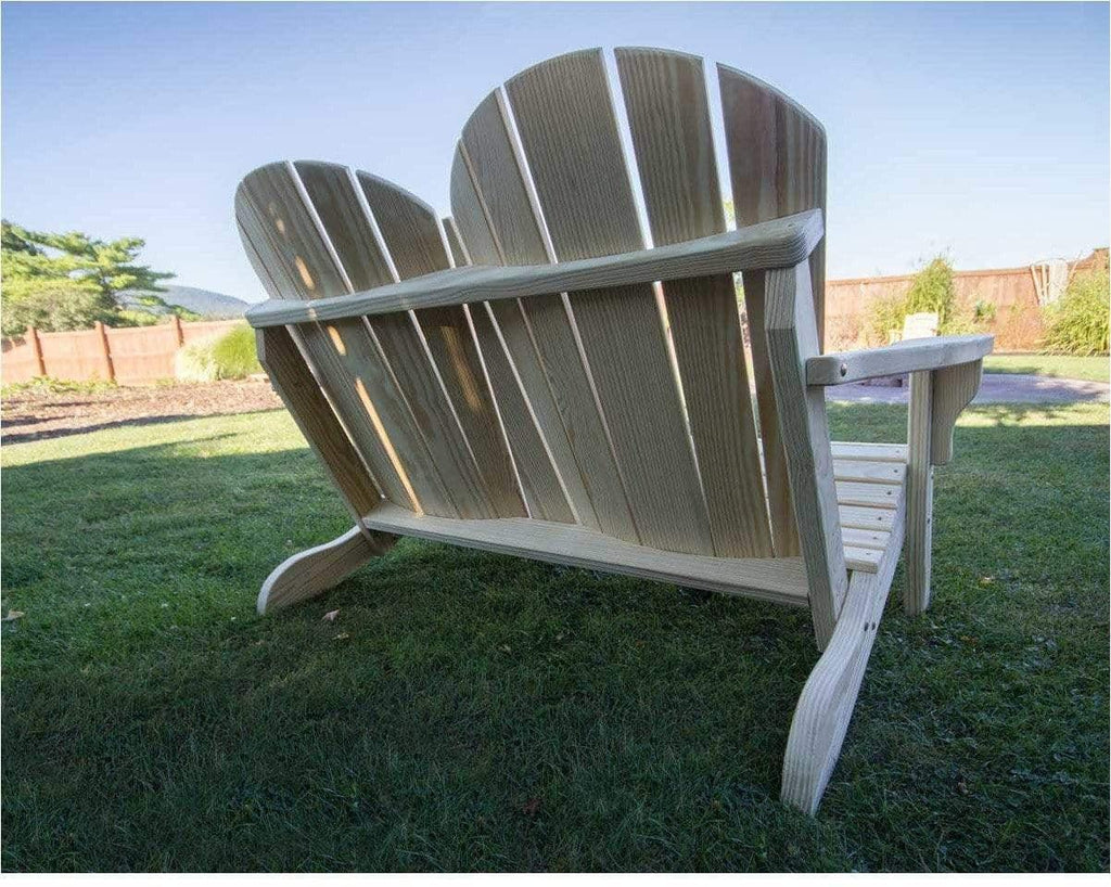 Creekvine Designs 53" Treated Pine Low Curveback Garden Bench-Rustic Furniture Marketplace