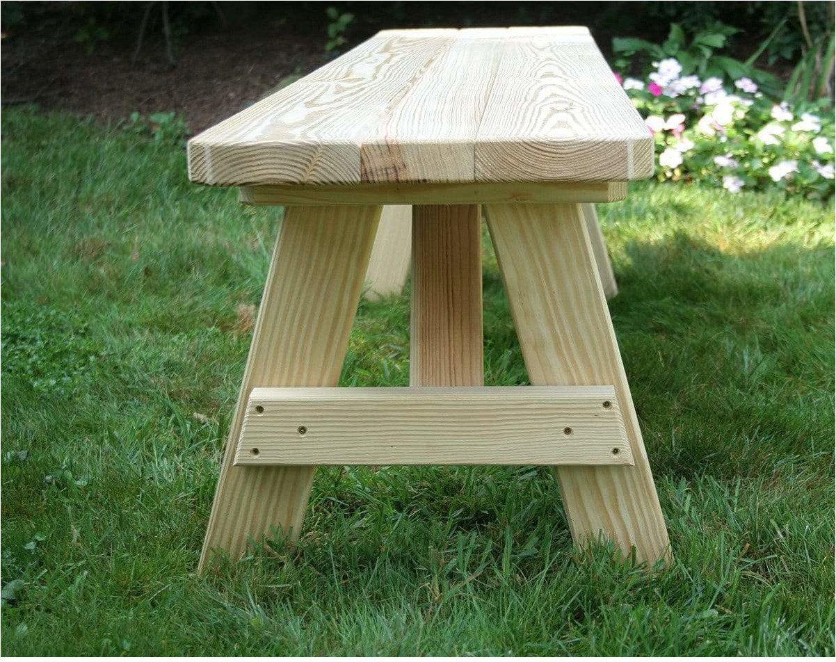 Creekvine Designs 54" Treated Pine Traditional Garden Bench-Rustic Furniture Marketplace