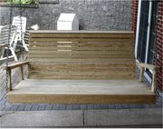 Creekvine Designs 60" Treated Pine Rollback Swingbed-Rustic Furniture Marketplace