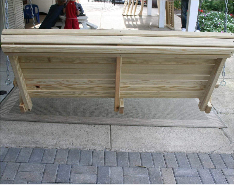 Creekvine Designs 60" Treated Pine Rollback Swingbed-Rustic Furniture Marketplace