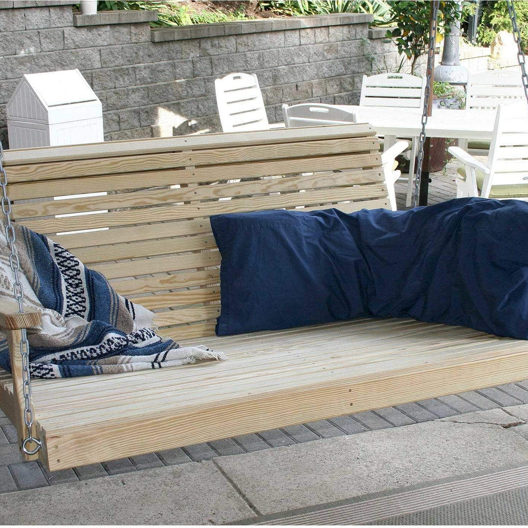 Creekvine Designs 60" Treated Pine Rollback Swingbed-Rustic Furniture Marketplace