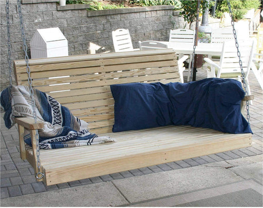 Creekvine Designs 60" Treated Pine Rollback Swingbed-Rustic Furniture Marketplace