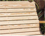 Creekvine Designs 64" Treated Pine Crossback Garden Bench-Rustic Furniture Marketplace