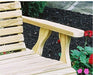Creekvine Designs 64" Treated Pine Rollback Garden Bench-Rustic Furniture Marketplace