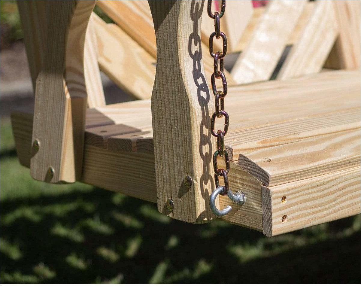 Creekvine Designs 64” Treated Pine Rollback Porch Swing-Rustic Furniture Marketplace