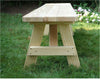 Creekvine Designs 66" Treated Pine Traditional Garden Bench-Rustic Furniture Marketplace