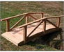 Creekvine Designs 8' Cedar Pearl River Garden Bridge-Rustic Furniture Marketplace