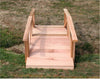 Creekvine Designs 8' Cedar Pearl River Garden Bridge-Rustic Furniture Marketplace