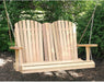 Creekvine Designs Cedar Adirondack Chair Style Porch Swing-Rustic Furniture Marketplace