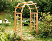 Creekvine Designs Cedar Arched Arbor-Rustic Furniture Marketplace