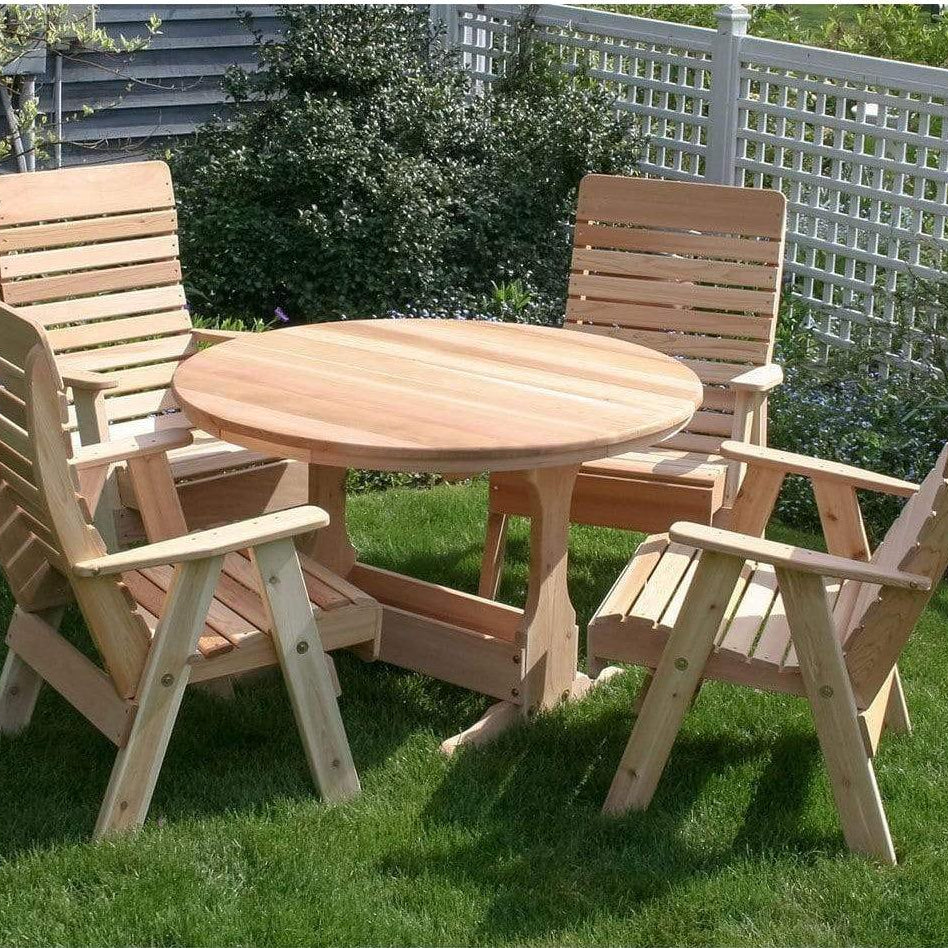 Creekvine Designs Cedar Backyard Estate Patio Dining Collection-Rustic Furniture Marketplace