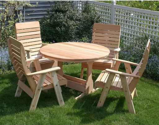 Creekvine Designs Cedar Backyard Estate Patio Dining Collection-Rustic Furniture Marketplace
