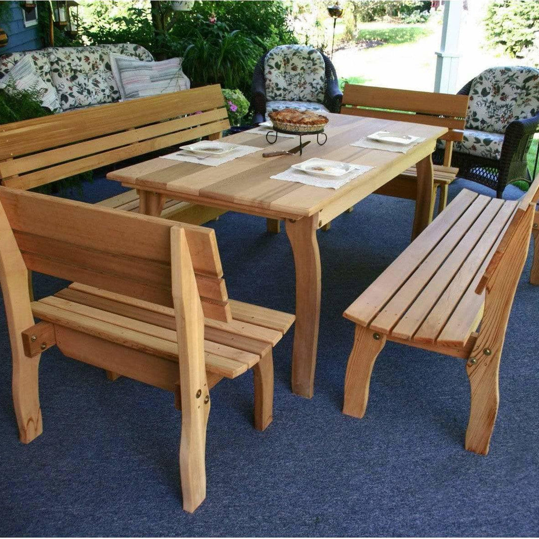 Creekvine Designs Cedar Chickadee Dining Set-Rustic Furniture Marketplace