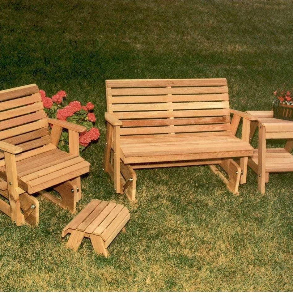 Creekvine Designs Cedar Classic Rocking Glider Furniture Collection-Rustic Furniture Marketplace