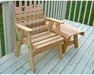 Creekvine Designs Cedar Country Hearts Patio Chair-Rustic Furniture Marketplace