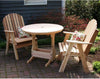 Creekvine Designs Cedar Fanback Patio Chair-Rustic Furniture Marketplace